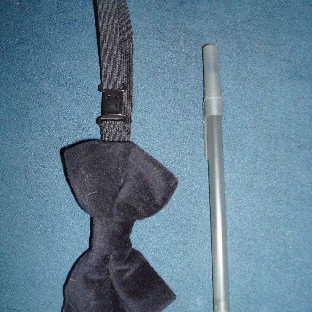 Black Velvet Child Size Bow Tie